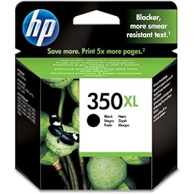 Hewlett Packard [HP] No. 350XL Inkjet Cartridge Page Life 1000pp Black Ref CB336EE