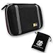 Small Hard Drive Case for Ultra Protection for Mini / Slim External HardDrives - Provides Storage for IOMEGA eGo and accessory cables ( Internal case dimentions: 6" x 3.75" x 1.25" see compatibility below ) *** Includes Accessory Bag