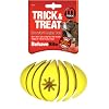 Mikki Interactive Behaverite Boredom Rugby Ball In-built Treat Cavities for Dogs