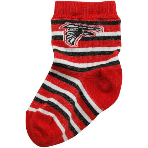 Atlanta Falcons Infant Black NFL Stripe Socks