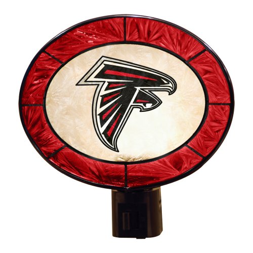 Atlanta Falcons Art Glass Night Light