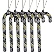 San Diego Padres Candy Cane Ornament Set - MLB Baseball