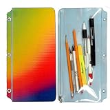 Pencil Pouch 3D Lenticular PP01-R001; Changing colors between yellow, purple and orange when tilted.