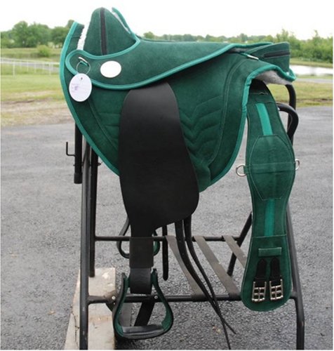 Premium Forest Green Treeless Saddle By Sydney Saddleworks