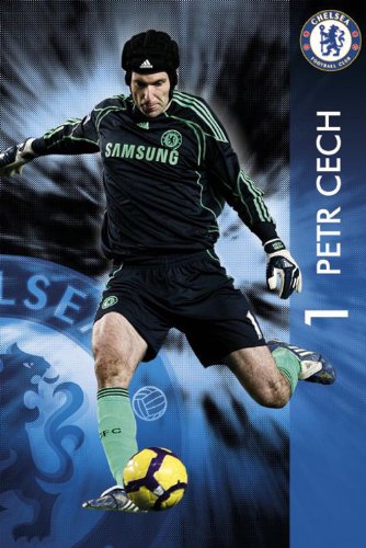 1art1 Empire 330741 Fu&szlig;ball Chelsea - Petr Cech - Football Poster Plakat - 61 x 91.5 cm