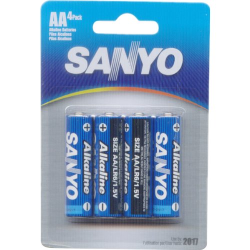 Sanyo Batteries SEC-AC4AA AA Alkaline Battery