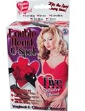 Jelly Double Heart G-Spot W/5x Red