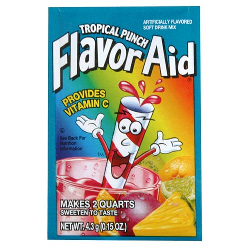 Flavor Aid Drink Mix, Tropical Punch, 72-Count Pack (Pack of 2) by Flavor Aid