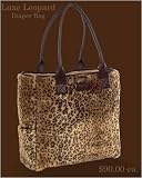 Luxe Leopard Designer Diaper Bag for Mom