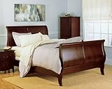 Modus Furniture Santa Barbara California King Size Sleigh Bed, Sable