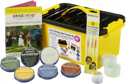 SNAZAROO PROFESSIONAL FACE PAINTING KIT & GUIDE DOES OVER 300+ FACES