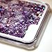 iPhone 6S/6,iPhone 6S Case,iPhone 6S/6 Liquid Case,NSSTAR Creative Design Flowing Liquid Floating Luxury Bling Glitter Sparkle Stars Hard Case for Apple iPhone 6S (2015)/iPhone 6 (2014),Stars:Purple
