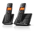 Philips SE1752 Perfect Sound Cordless Phone with Answering Machine - Twin