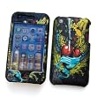 AT&T Apple iPhone 3G & 3GS Rubberized Snap-on Protector Hard Case Image Cover "Love Is Victory" Design
