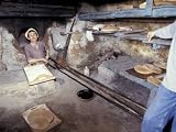 Baking Bread in a Wood-Fired Oven, Morocco Photographic Poster Print