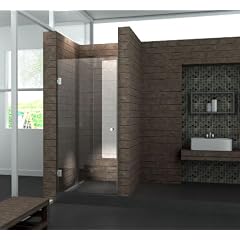 Walk In 8 mm Duschwand Duschabtrennung Nischent�r Dusche 80 x 190 cm BASIC
