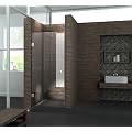 Walk In 8 mm Duschwand Duschabtrennung Nischent�r Dusche 90 x 190 cm BASIC