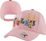 Pittsburgh Steelers Toddler Player Pink Flex Hat