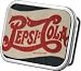 Pepsi-Cola Belt Buckle, Silver