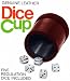 Genuine Leather Dice Cup with 5 Dice in Presentation Box