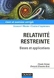 Relativit� restreinte : Bases et applications