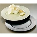 Metallic Charger Plate in Slate by tag