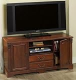 Wide-screen Tv Stand Wood-door French Walnut