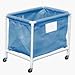 Blue PVC Laundry and Equipment Cart