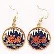 New York Mets Dangle Earrings