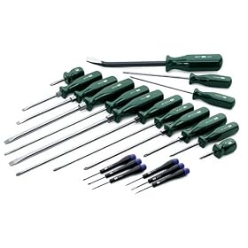 SK Hand Tools 86316 21-Piece SureGrip Combination Screwdriver and Pry Bar Set