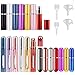 13 pcs 5ml 10ml 12ml Refillable Perfume Atomiser Portable Spray Bottles Aftershave Travel emulsion Sub-bottles Aluminum Glasses with Funnel Pump and Pipette random color