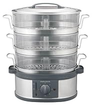 Morphy Richards 48750 Kitchen Hardware 3 Tier Food Steamer