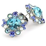 Sorrelli Electric Blue Classic Crystal Button 