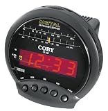 Coby CRA67 Big LED Digital AM/FM Alarm Clock Radio