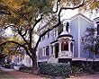 An Appealing Neighborhood in Galveston, Texas - Charming 16"x20" Photographic Print by Carol M. Highsmith