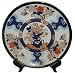 12"D porcelain plate - Tang Red