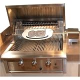 OCI Gas Grills Elite 30 Inch Built-In Natural Gas Grill With Dual Sear And Rotisserie