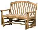Arboria 88031861 Idlewild Outdoor Wood 4 Foot Daydream Glider Bench