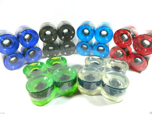 Big Boy 70mm Blank Gel Color Pro Longboard Cruiser Wheels Set of 4