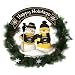 Missouri Tigers Christmas Snowman Holiday Wreath