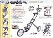 New Cadie Quad-fold U-4GT Push Golf Cart