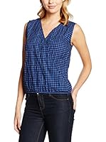 TESSITA Blusa (Azul Oscuro / Negro)