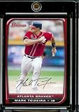 2008 Bowman # 4 Mark Teixeira - Atlanta Braves - MLB Baseball Card in Protective Screw Down Display Case!