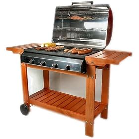 4 Burner Aussie stainless steel Gas Barbeque - BBQ