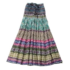 Elasticized   Waistline Linen Striped Print  Dress