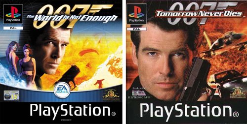 Childrens Toyshop  Video Games : James Bond 007: The World is Not Enough & Tomorrow Never Dies Twin Pack