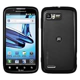 Motorola Atrix 4G MB860 - MiniSuit Plastic Case Cover with Black Rubber Trim. Bonus LCD Cleaner Included
