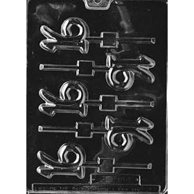 Buy 16 LOLLY Letters & Numbers Candy Mold Chocolate now!