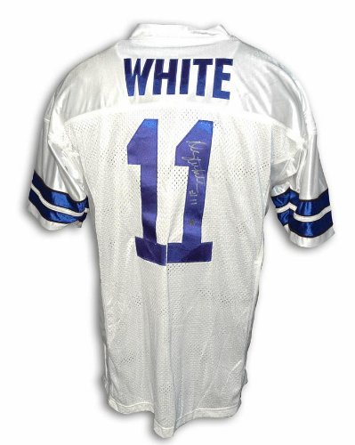 Autographed Danny White Dallas Cowboys White Throwback Jersey