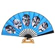 EXP Hand-painted Folding Decorative Wall Fan With Stand - Chinese Opera Design